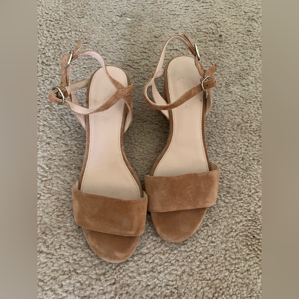 J Crew Suede Heels